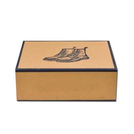 Tùy chỉnh in hộp gấp hộp giày hình chữ nhật với tuổi thọ dài