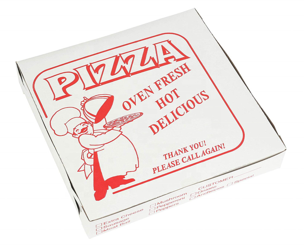 Custom Pizza Box Packaging Corrugated Paper Materials